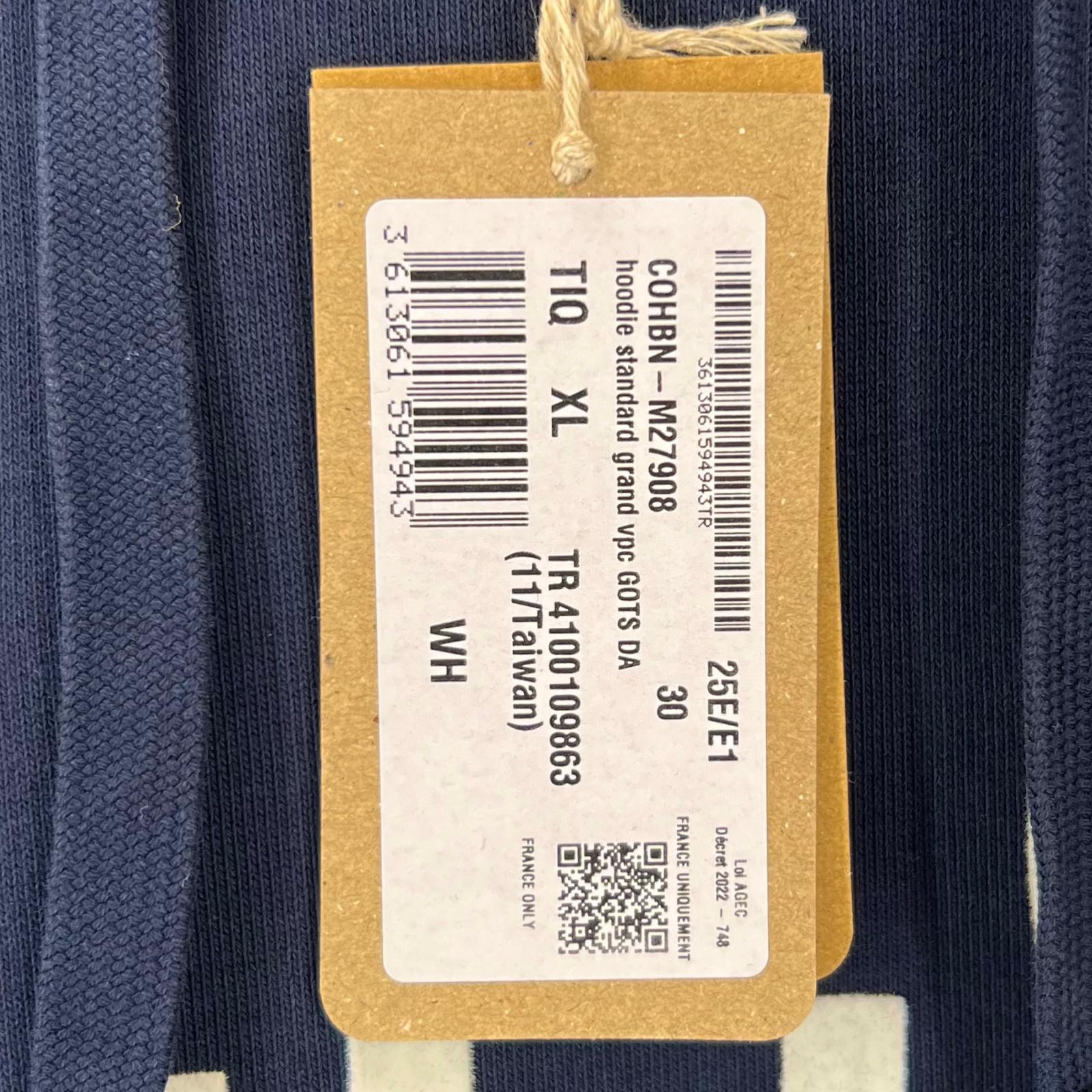 A.P.C. Standard Grand VPC Plain Parker Navy mens XL【used】