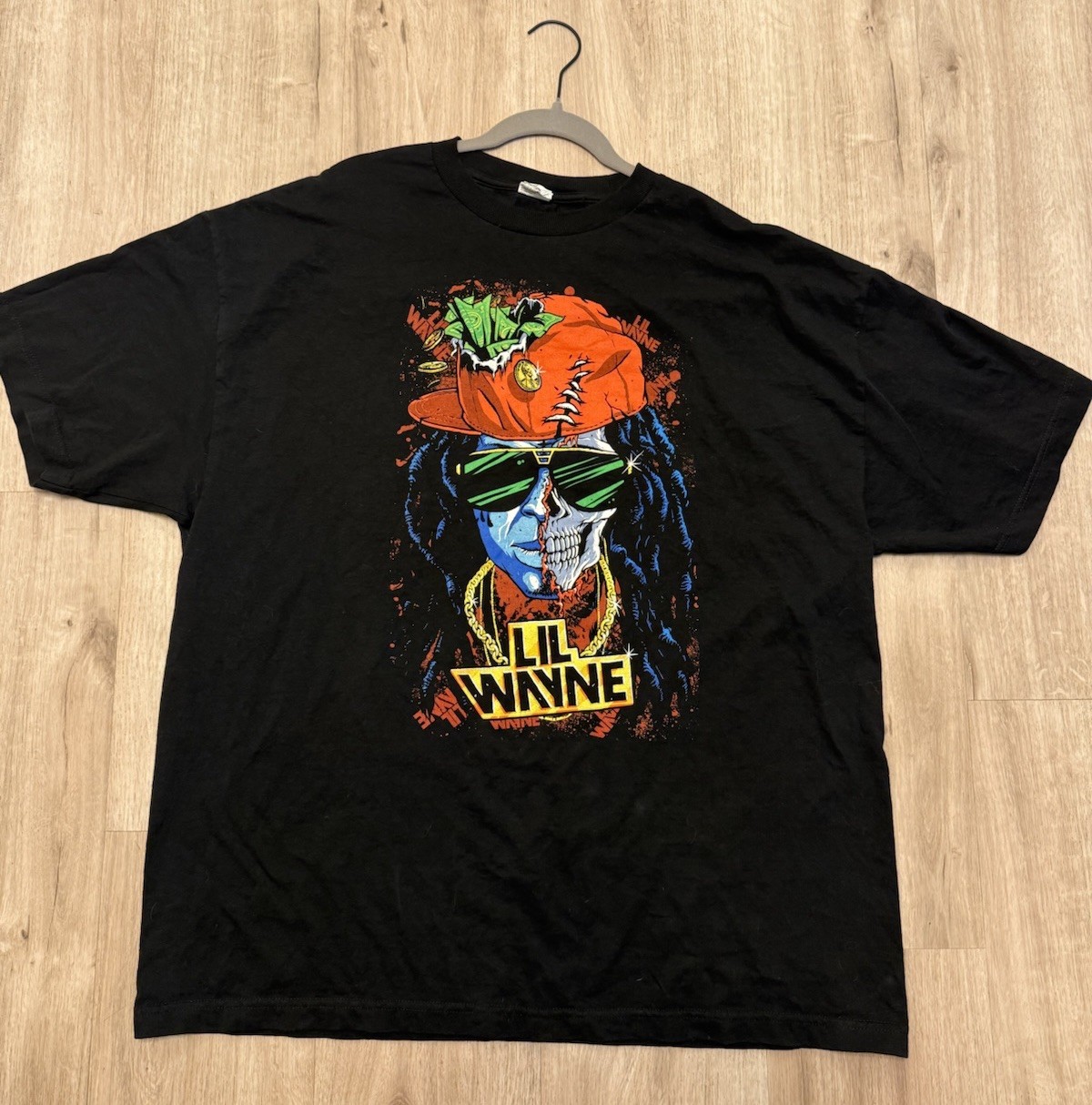 Vintage 2010’s Lil Wayne Zombie Young Money T-Shirt Size XXL 2XL Black