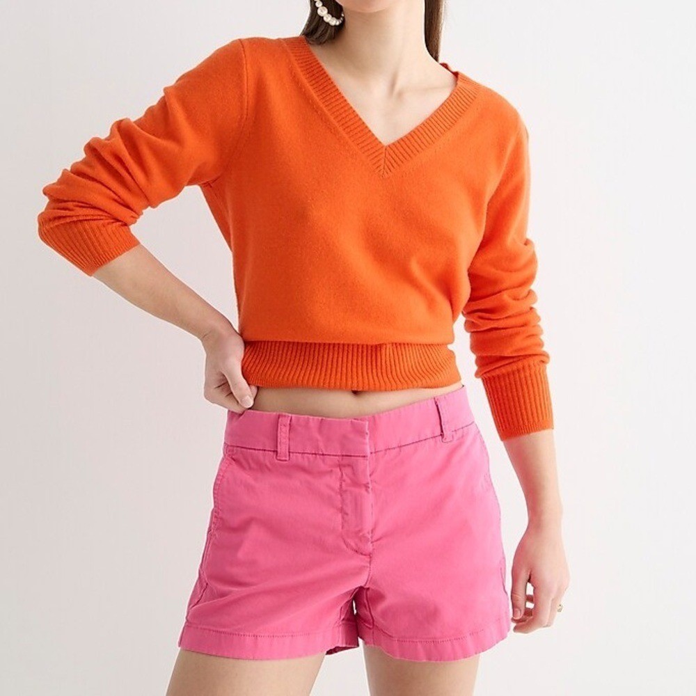 J Crew Factory hot pink shorts
