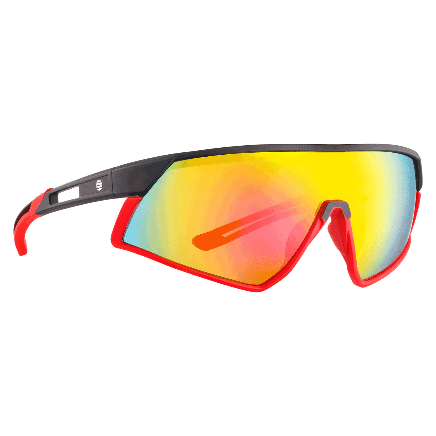 Oversized One Piece Lens Sports Shield Baseball Cycling Sunglasses Mirror