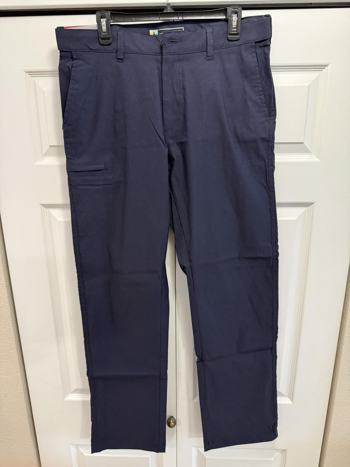 UB Tech Pants Mens Size 34×34 Blue Comfort Waist Chino Stretch UPF 50 Travel NEW