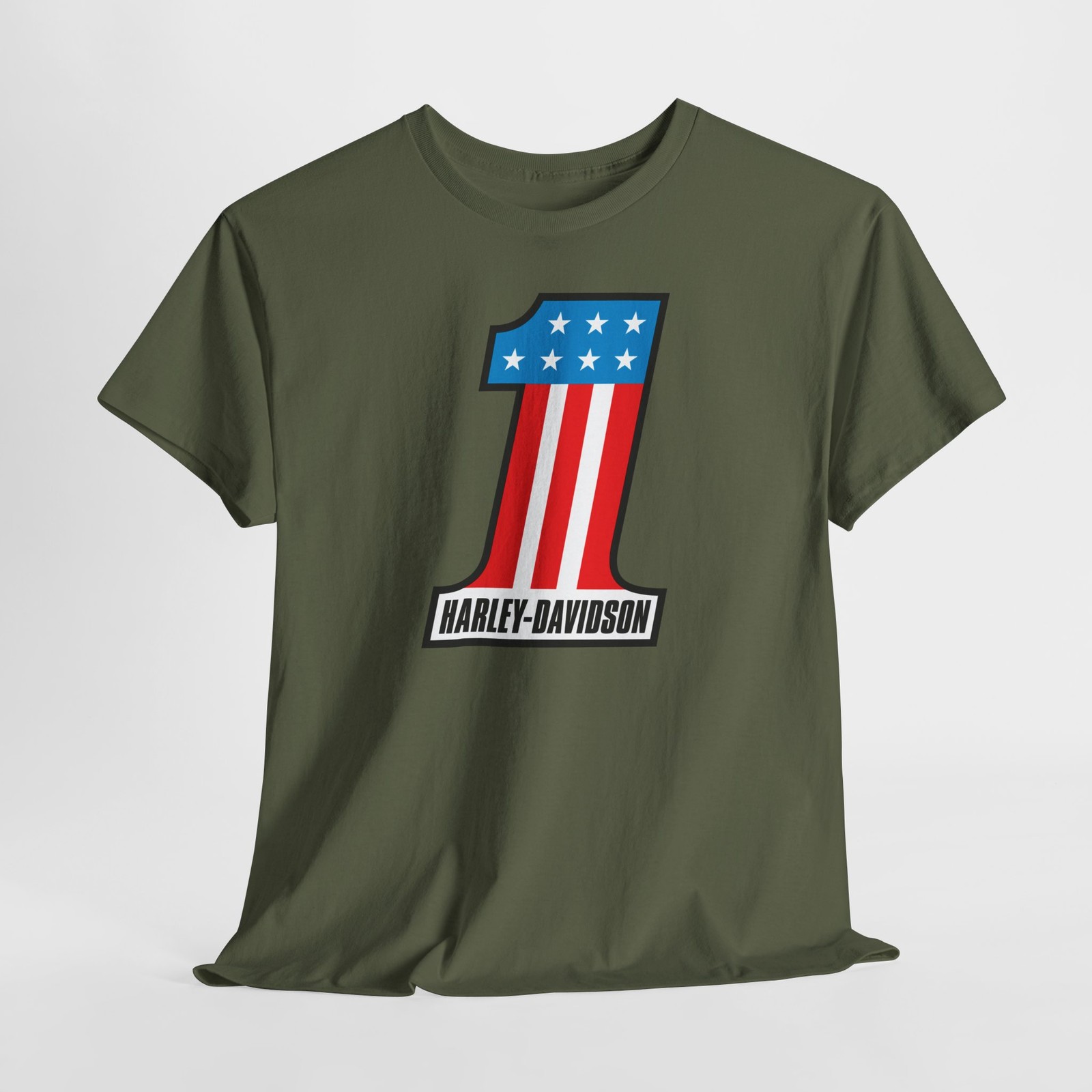 Motorcycle USA 1 Unisex Tee, Biker Gift, American Ride Shirt, Patriotic