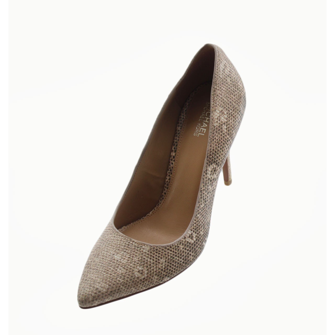 Michael Kors Womens Claire Snakeskin Embossed Pump Size 6M 4OS8CLHP3E