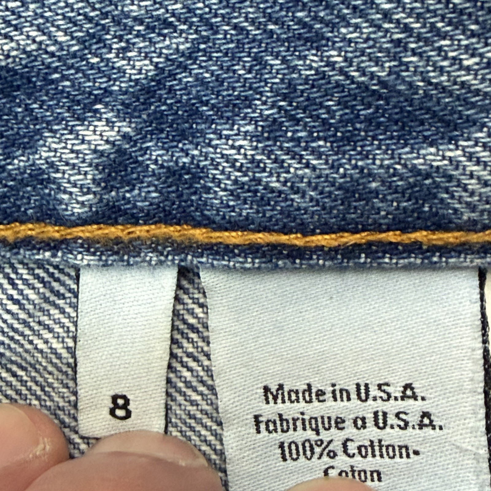 VINTAGE Calvin Klein Jeans Womens 8 Tapered High Rise Stonewash Denim USA 24×32