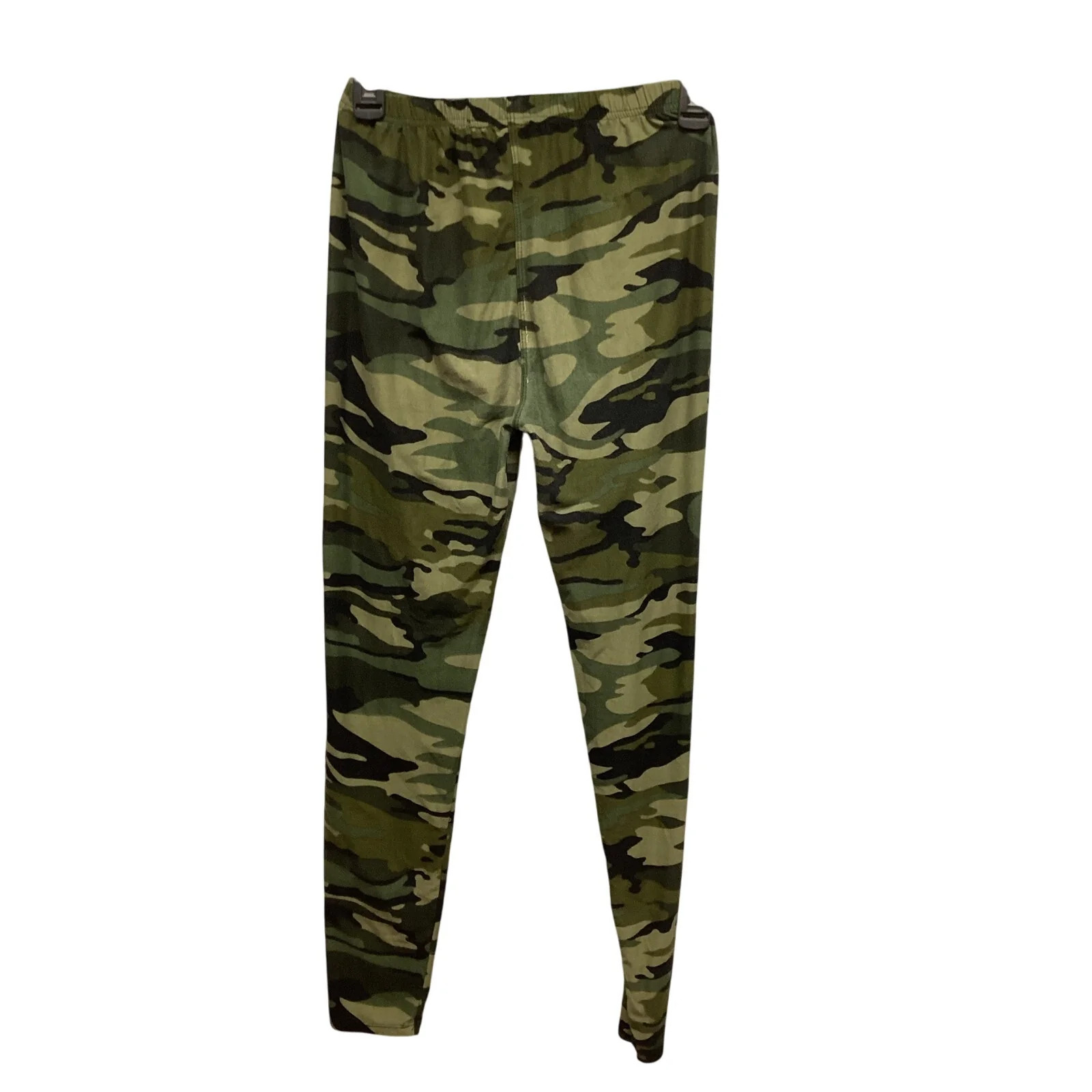 Leggings Depot Womens One Size Polyester Spandex Blend Camouflage Pants