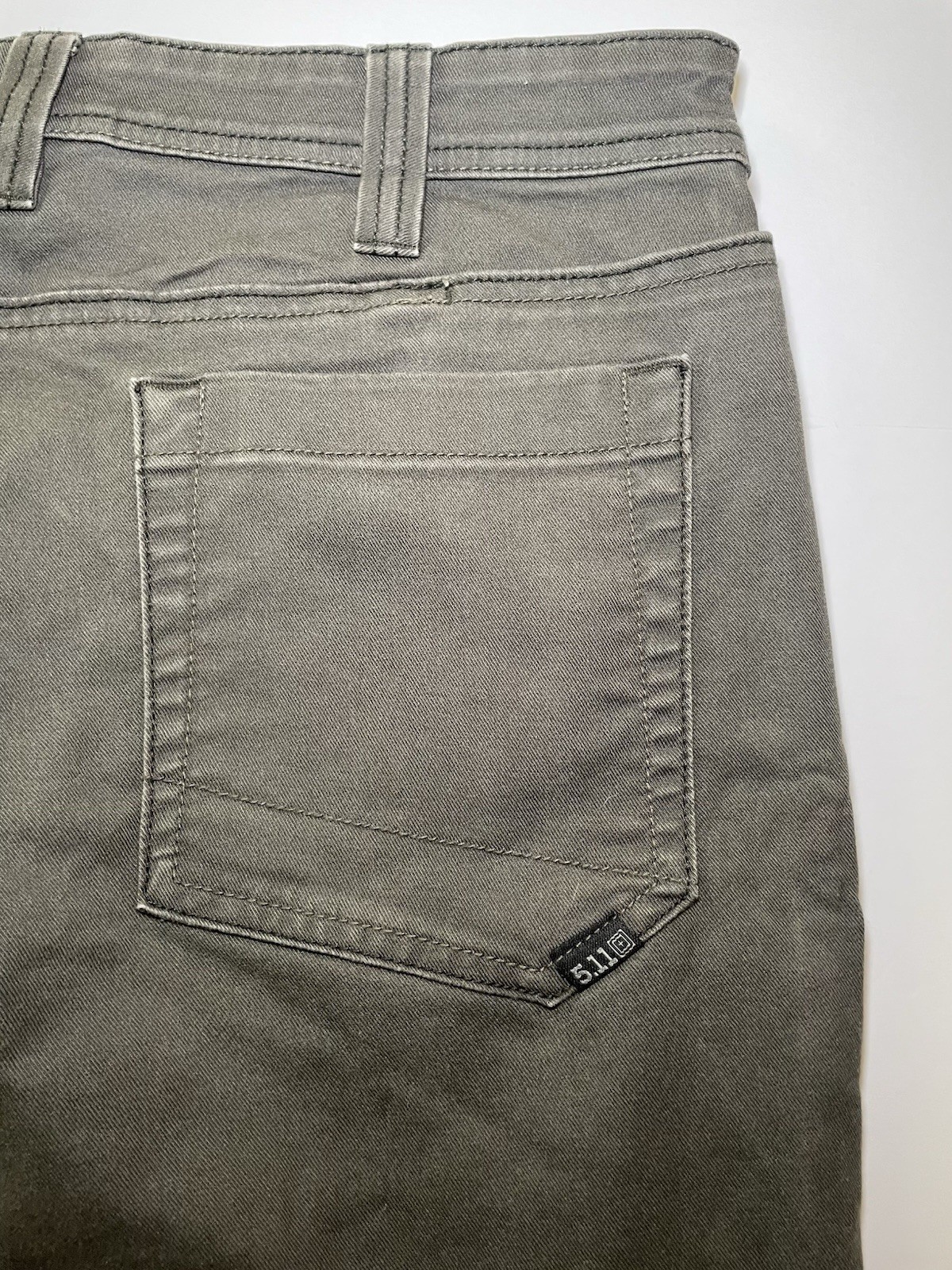 5.11 Tactical 74464 Defender-Flex Slim Pants Mens 36×32 Tundra Green Stretch