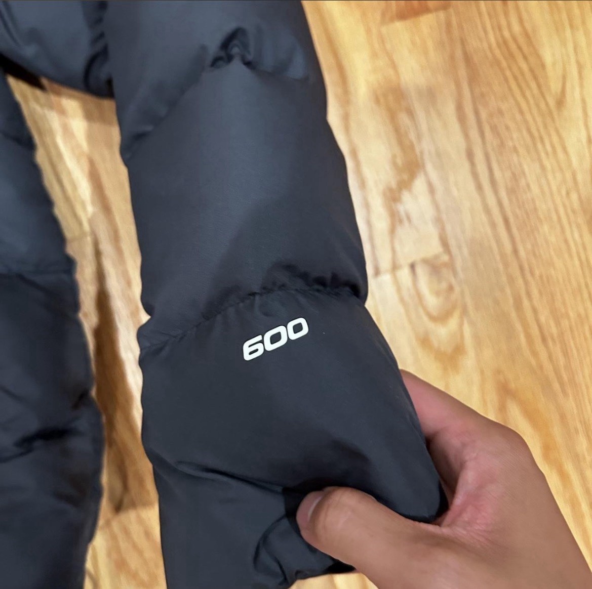 The North Face 600 Black Grey Puffer Jacket