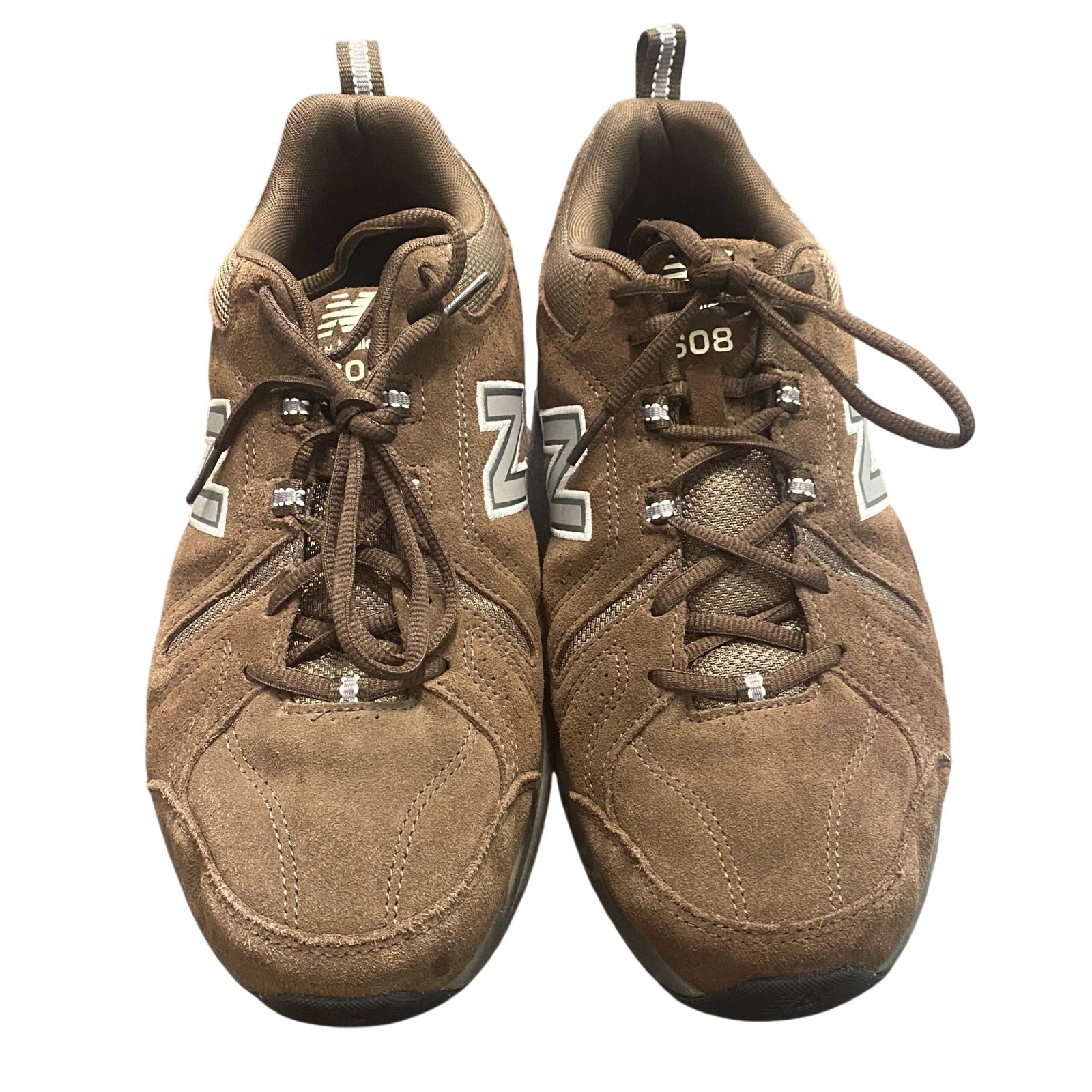 New Balance 608 MX608UB5 Brown Suede Walking Shoes Men’s 12 ABZORB Comfort Dad