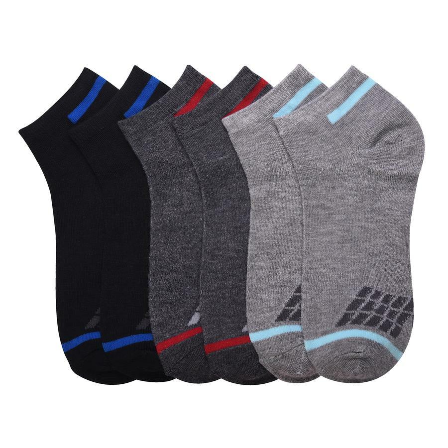 12 Pairs Men’s Mixed Assorted Designs Color Ankle Low Cut Soft Stretchy Socks