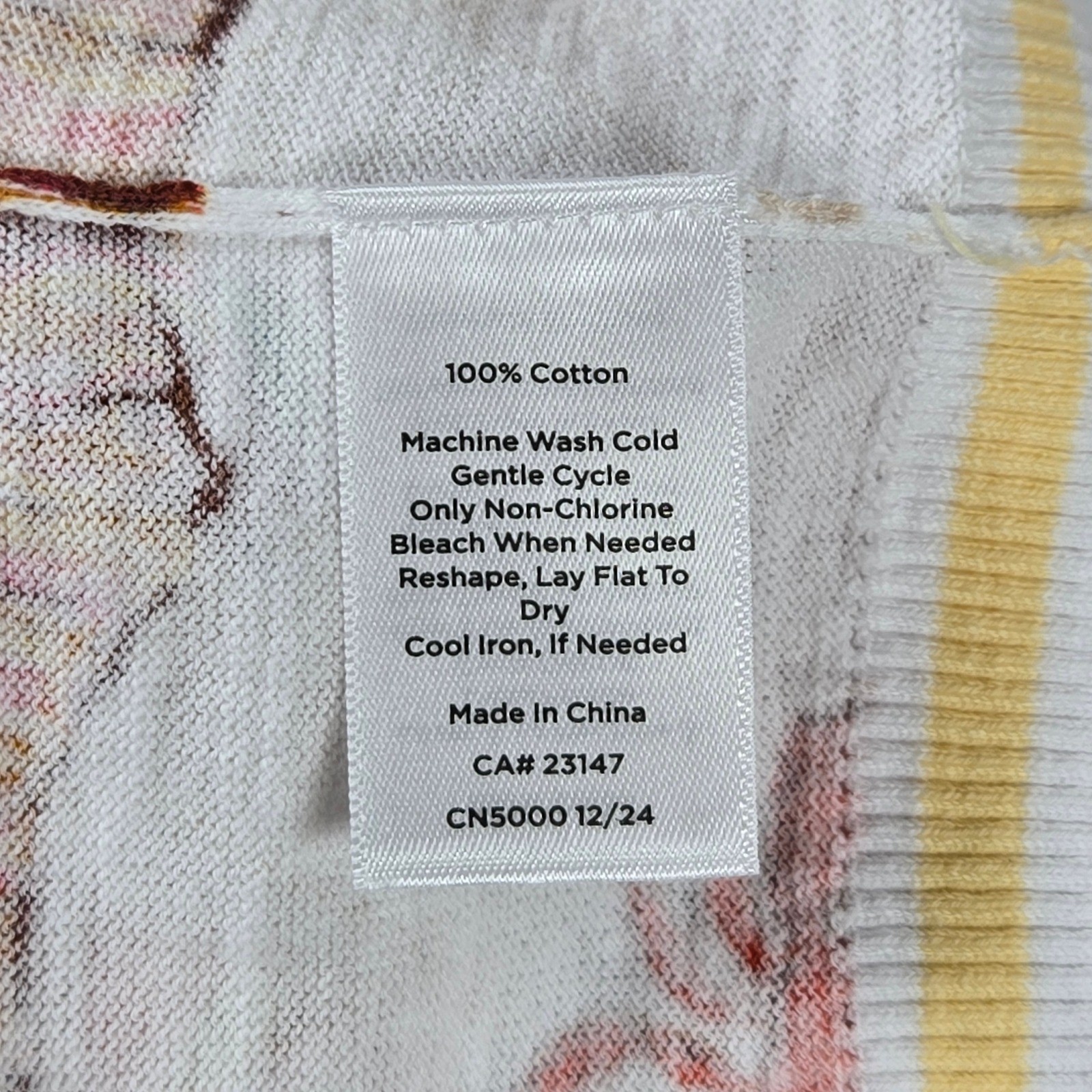 Talbots Petite Cap Sleeve Pullover Underwater World LP Cotton Sea Life Coastal