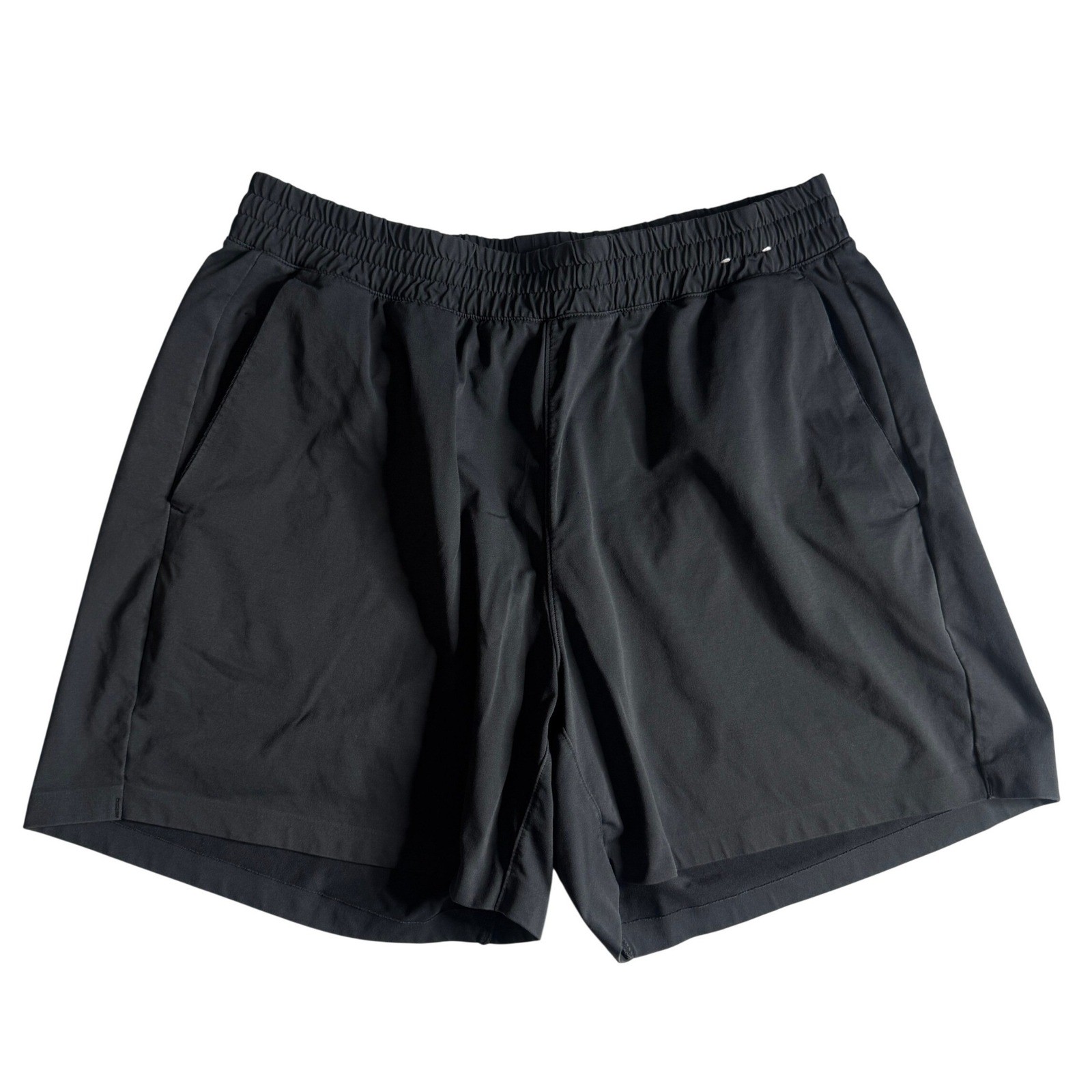 Uniqlo Dry Ex Ultra Stretch Active Shorts Mens Size Medium Soft Black Minimalist