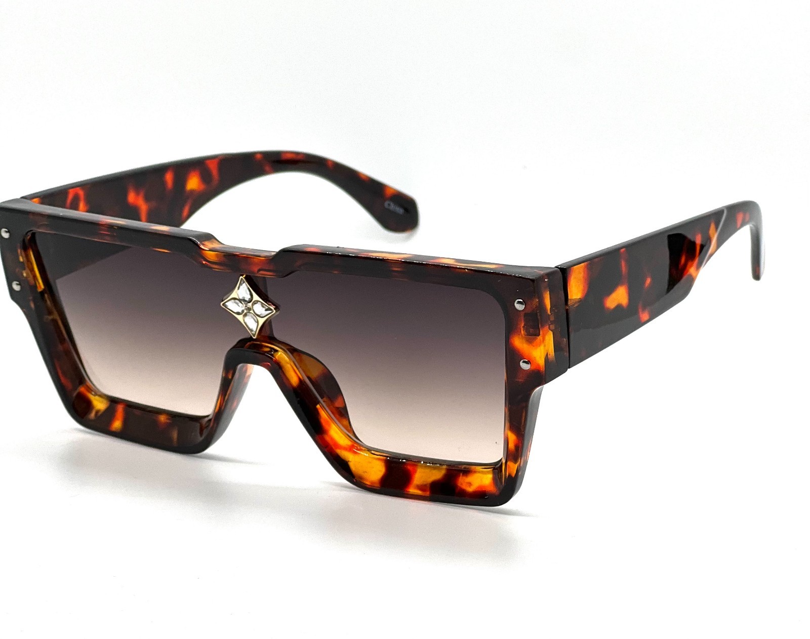 Oversized Classic Elegant Modern Hip Hop Shield SUNGLASSES Large Big Black Frame