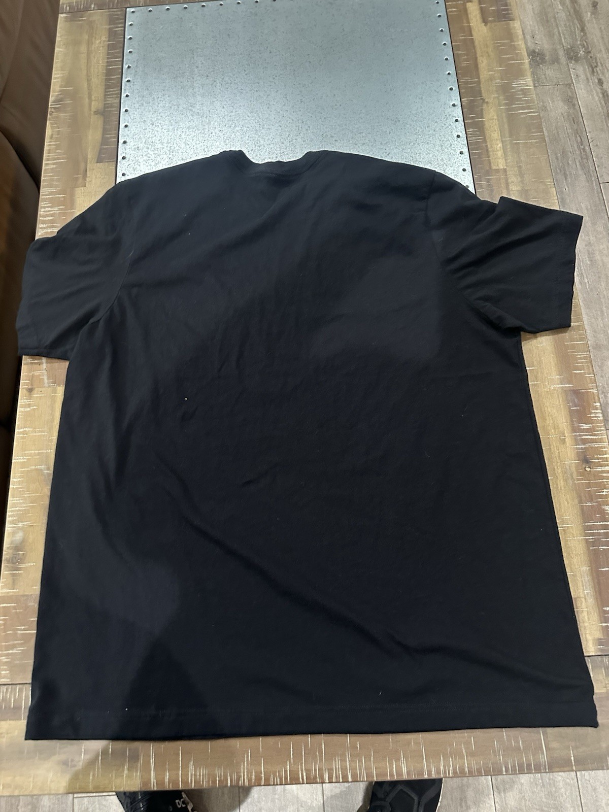 Bella + Canvas 2XL Black Halloween Ghost Graphic T-Shirt Crew Neck Cotton