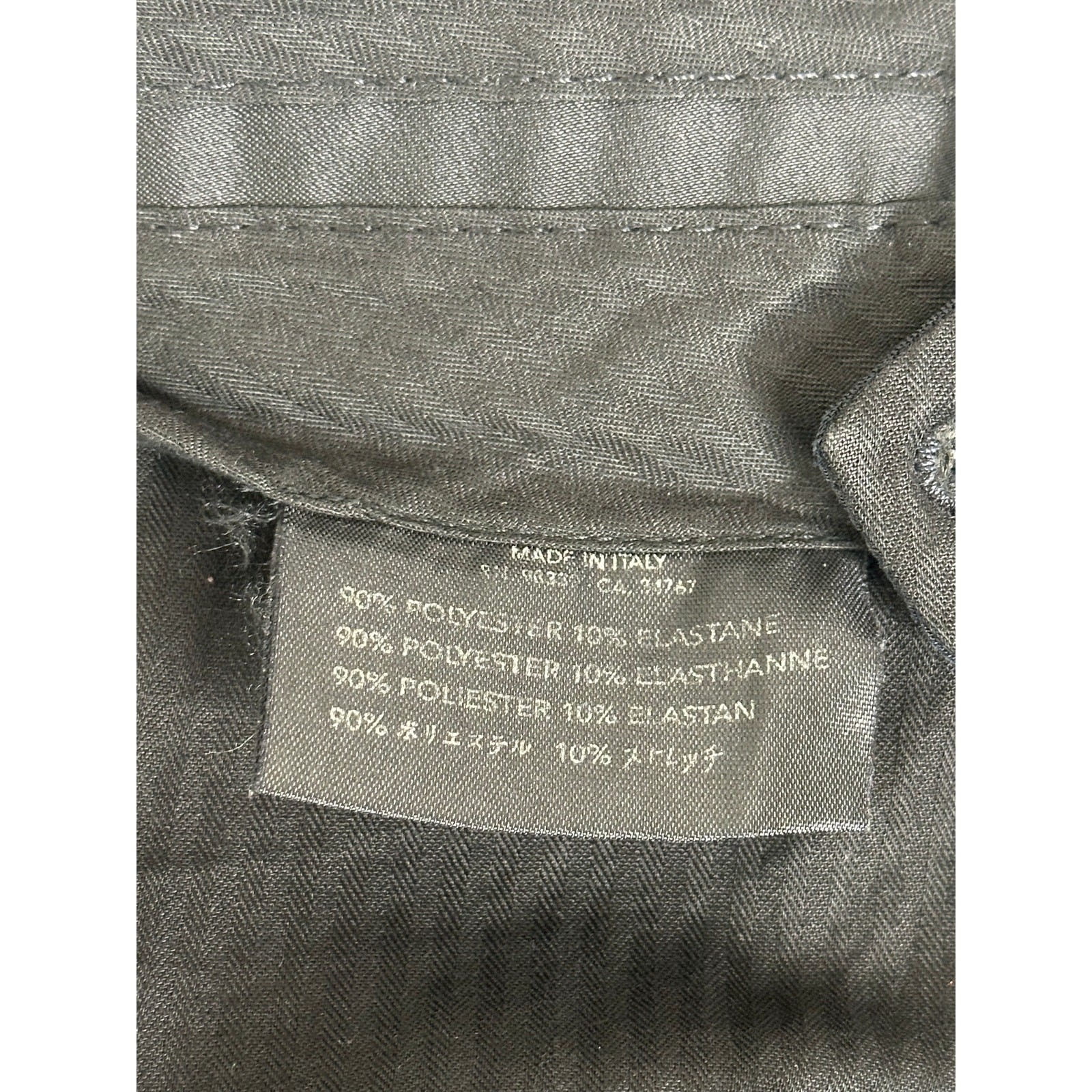 Prada Techno Stretch Pants Mens IT 52 US 36 Black Technical Trousers Italy