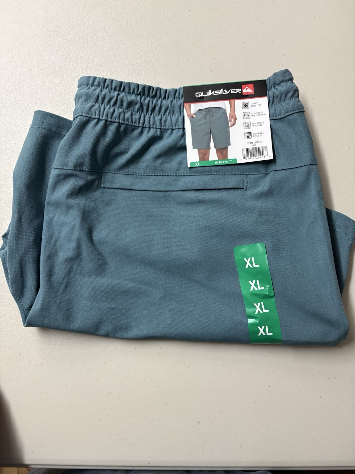 Quiksilver Men’s Comfort Stretch Dry Flight Active Shorts