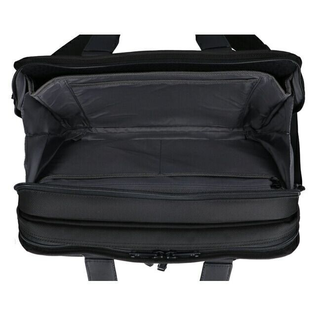 TUMI Alpha Black Nylon Briefcase Laptop Bag 15.75in Men 02603132D3 Authentic