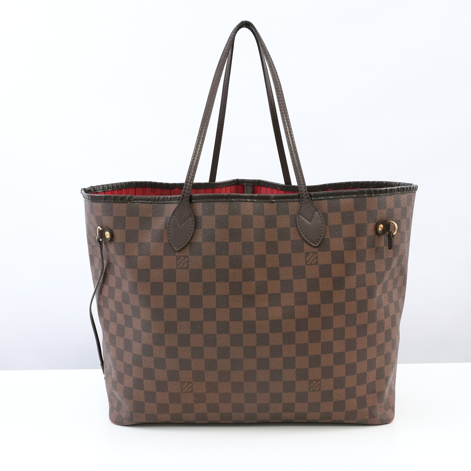 LOUIS VUITTON LV Damier Ebene Neverfull GM N51106 Tote Bag TJ0162 Auth #56818A