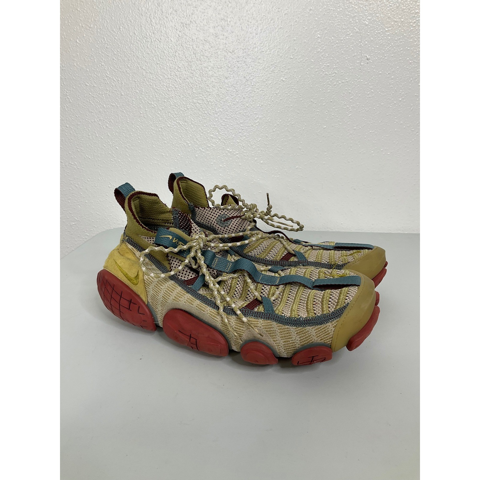 Nike ISPA Link Barley Desert Moss Red Sneakers CN2269-700 Mens 9