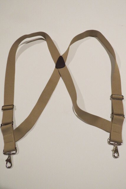 Men’s Suspenders: Side Grip, Stainless Steel Loop Snaps, Clips, U.S Manufactured
