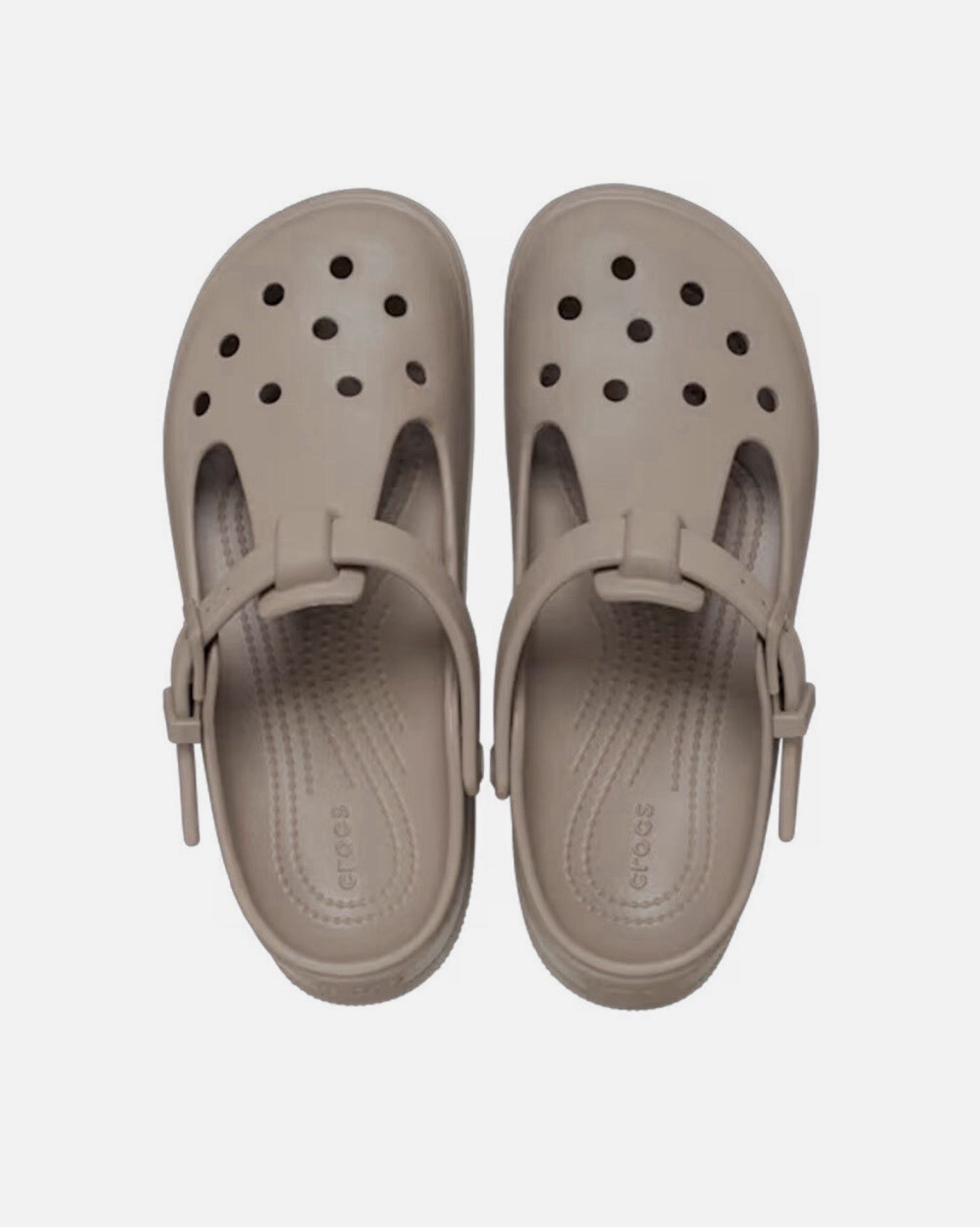 New CROCS CLASSIC MARY JANE CLOG 210581-214 Beige US M4/W6