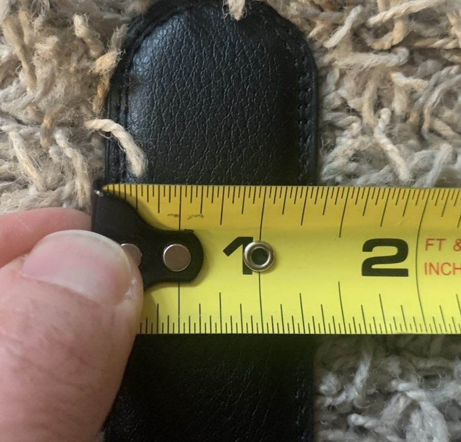Comfort Click Black Belt Men’s Adjustable Fit Length=45 inches Width=1.25 inches