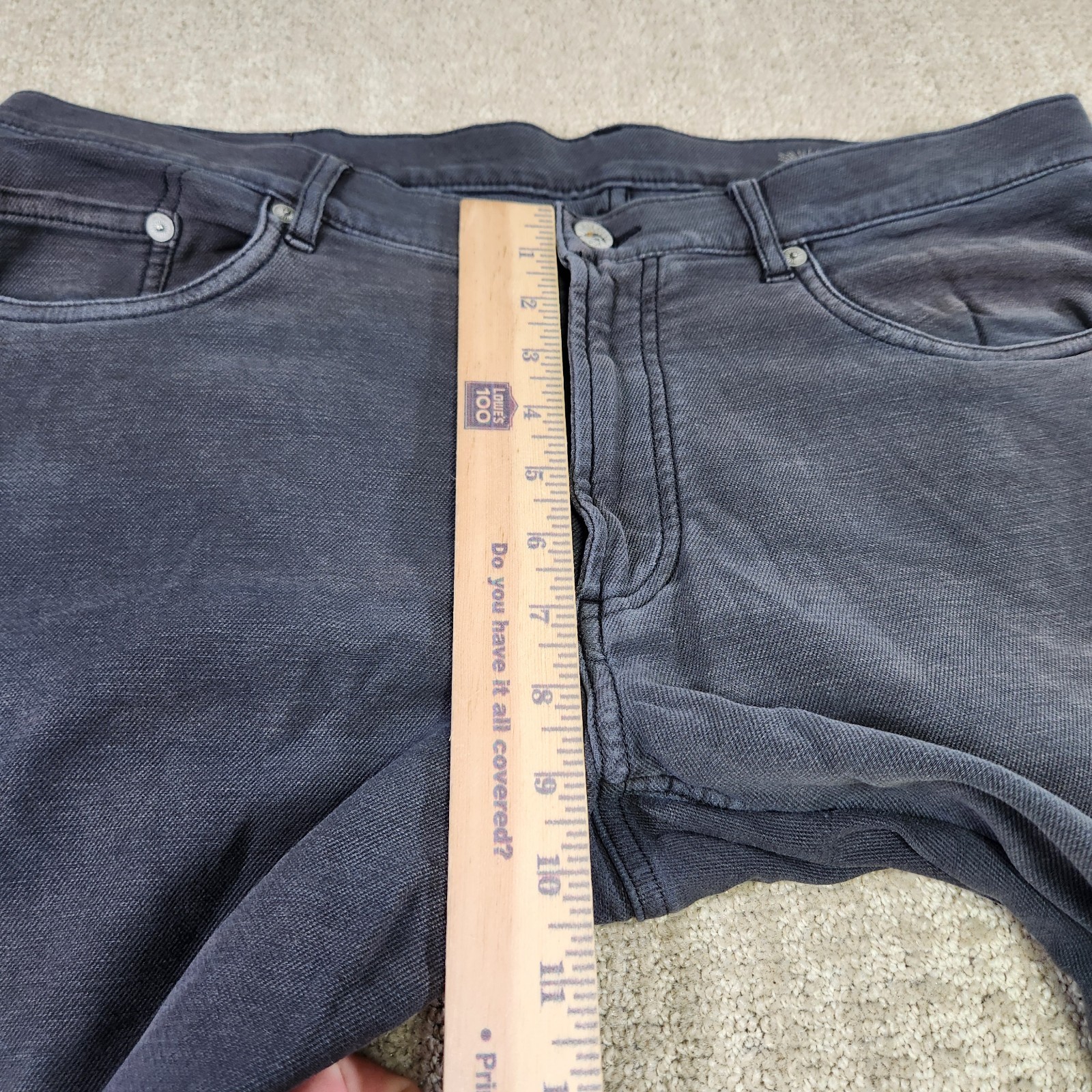 Faherty Pants Men 34×28 5 Pocket Stretch Terry Chino Slate Gray *READ Huckberry