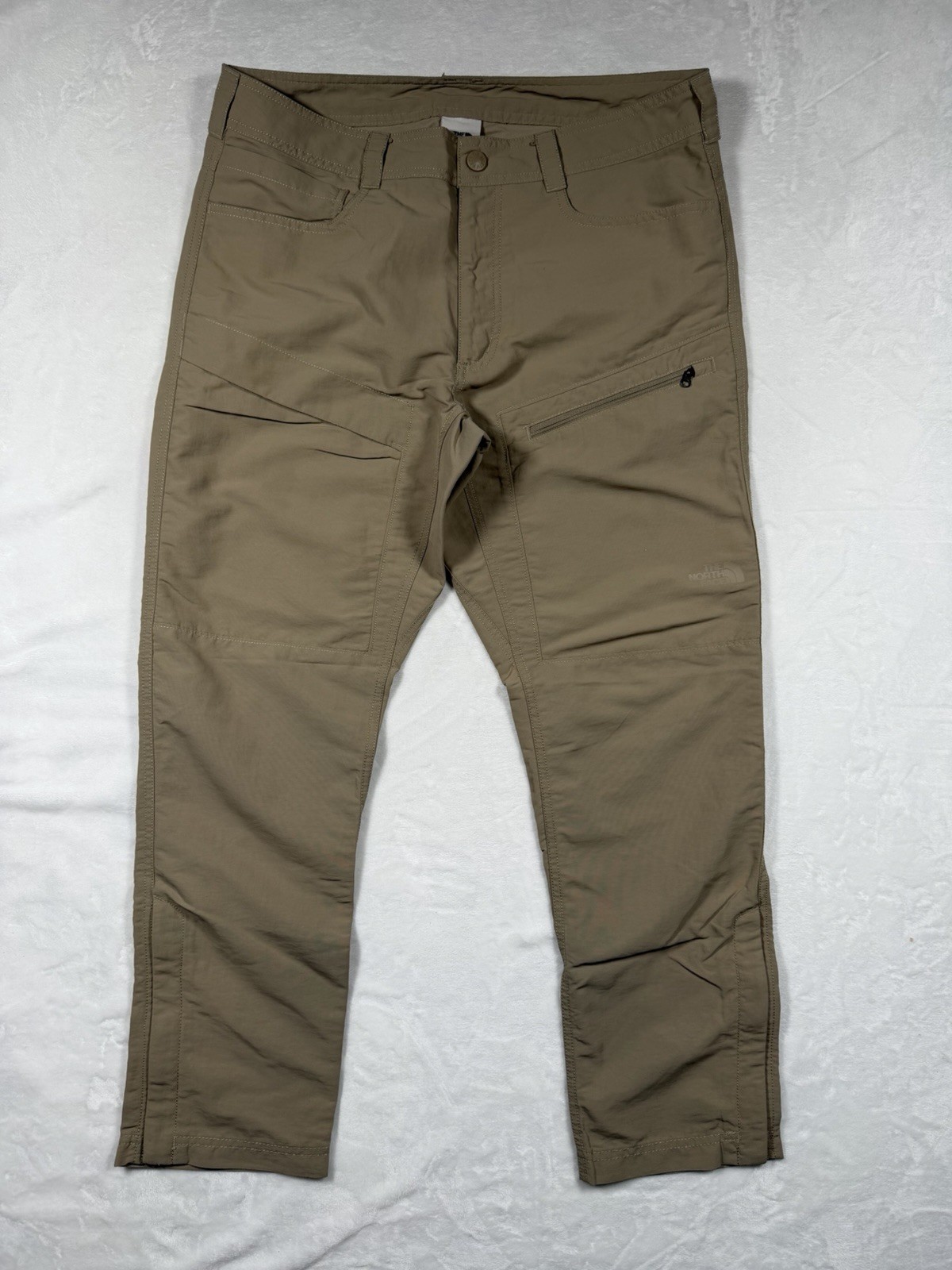 The North Face Pants Nylon Poly Hiking Outdoor Mens 34 X 29 Beige Khaki