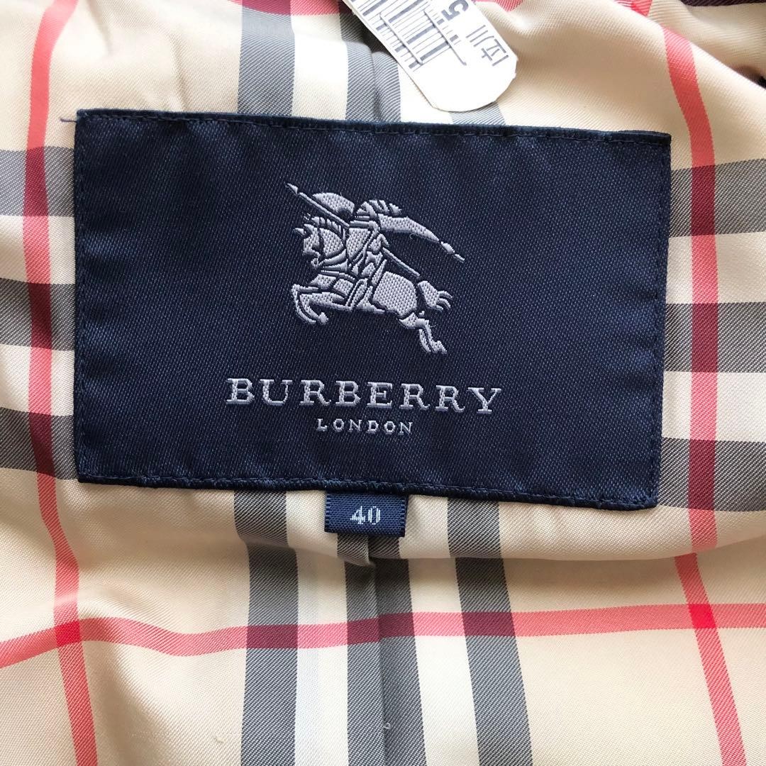 BURBERRY LONDON down coat L glossy