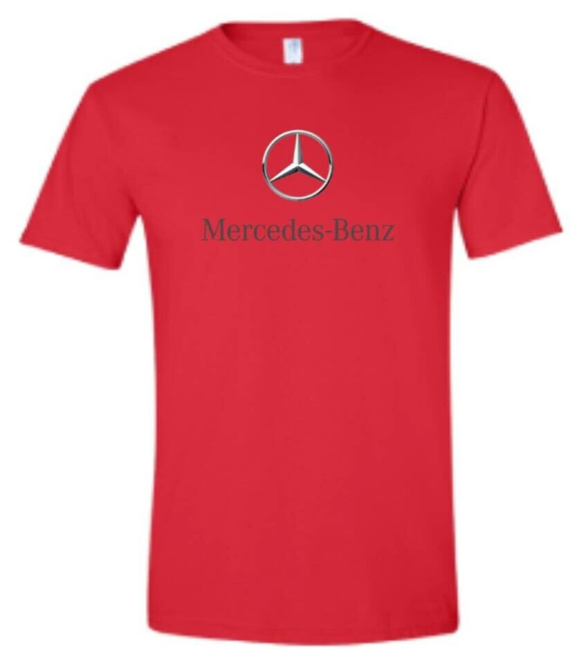 Mercedes Benz Motor Thsirt AMG Red Tee Front Print Gildan Unisex T-Shirt