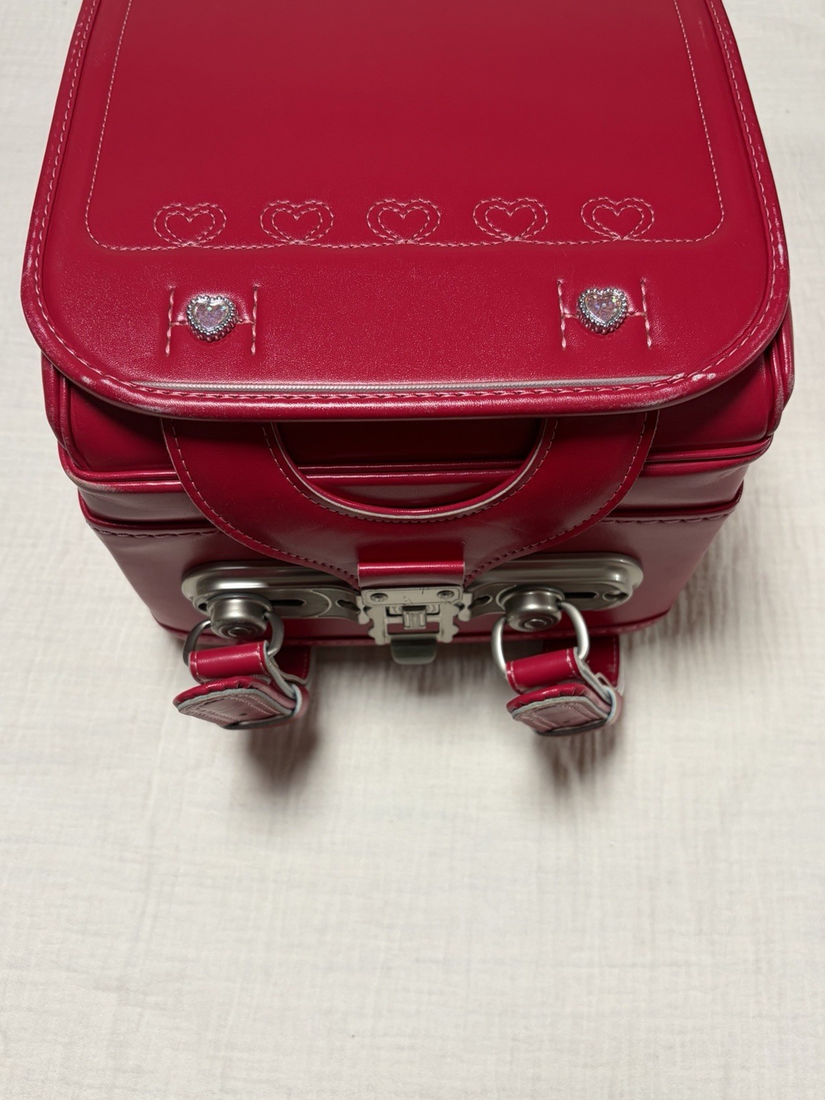 Randoseru Japan Fit-chan Red Synthetic Leather: School Bag Adult or Kids