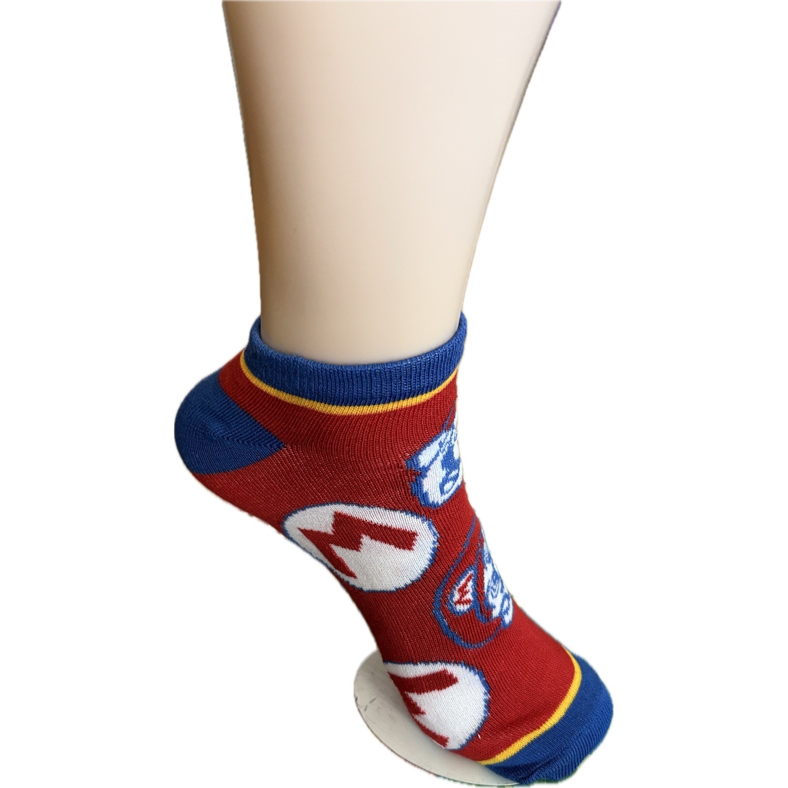 Nintendo Unisex Super Mario Bros Iconic Graphic Socks Bundle 3 Pairs Size 10-13