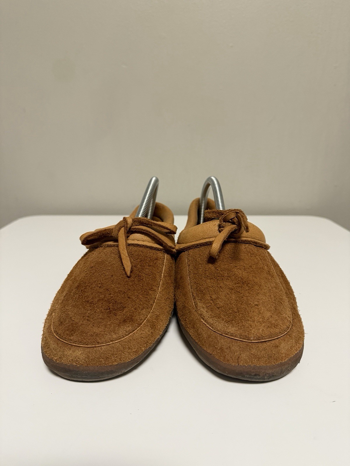 Stager Mukluks Steger Scout Moccasin Suede Leather Chestnut Women’s US 7