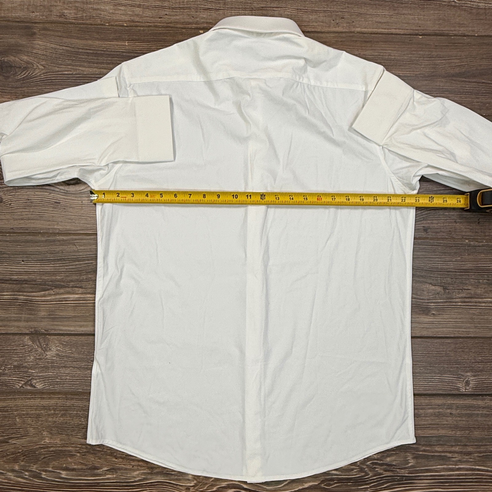 Collars & Co Mens Size Large Apex Performance Dress Shirt White Stretch NWT