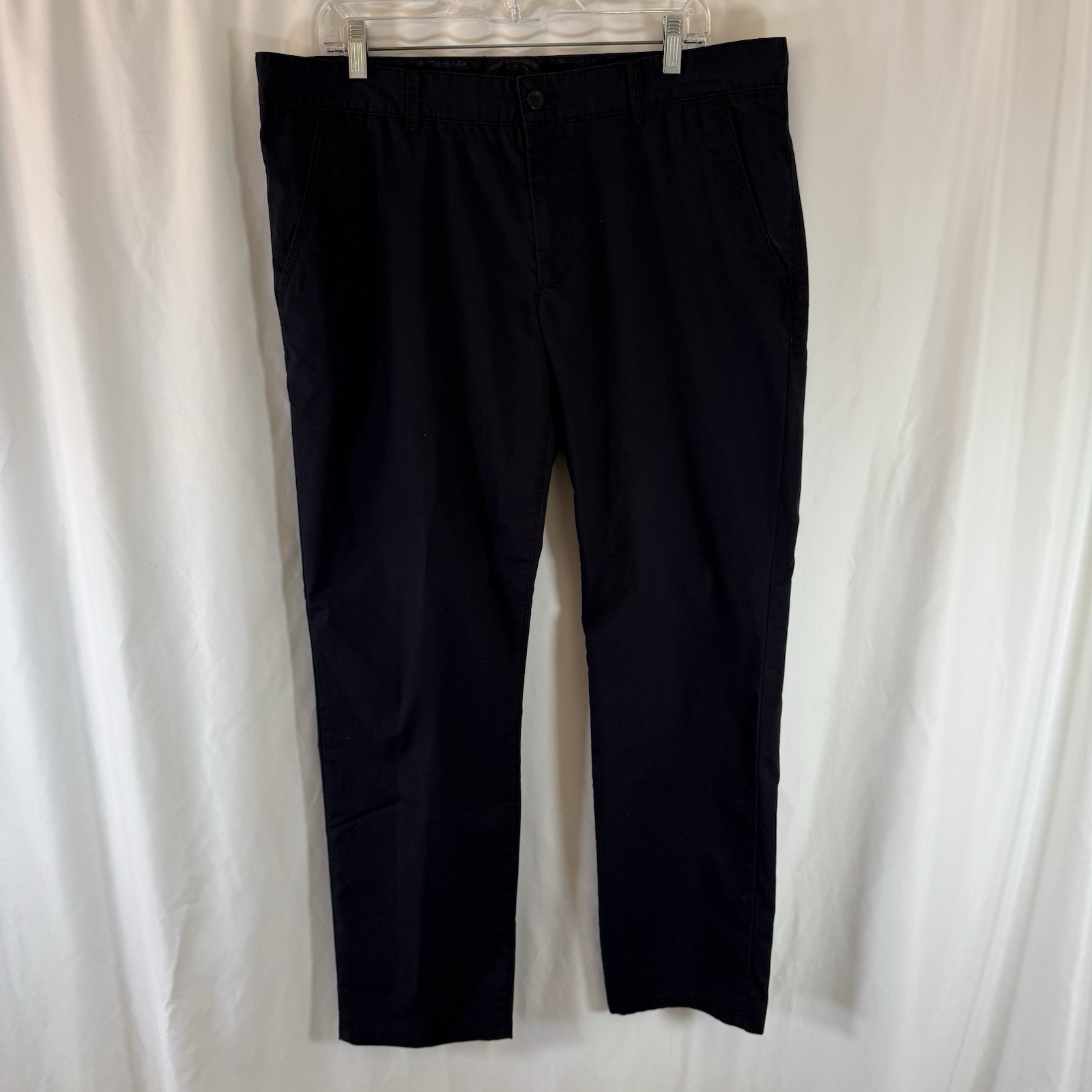 Alberto Dress Pants Men’s 36×32 (38×29) Blue Ceramica Regular Fit Premium Busin