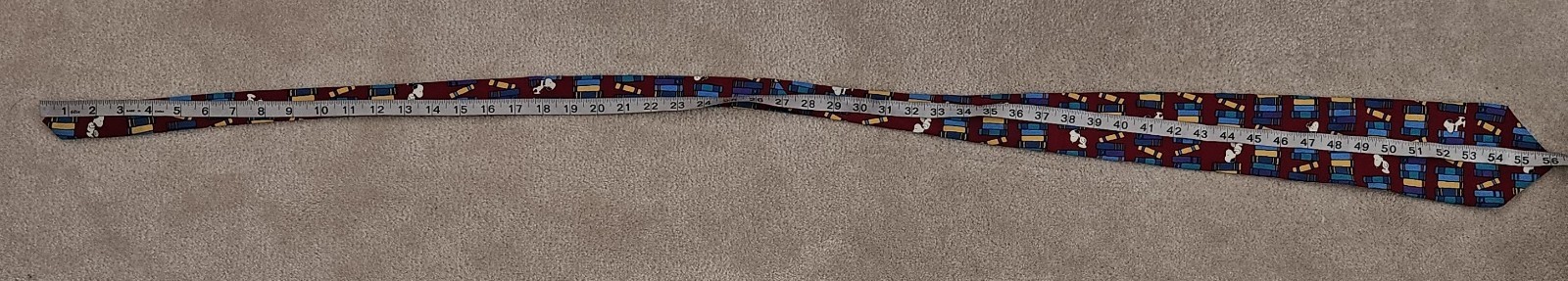 Peanuts Snoopy Book Neck Tie 100% Silk Dark Stormy Night Teacher Librarian READ