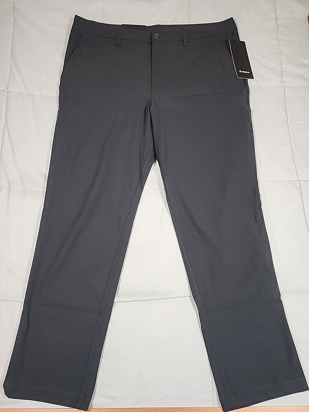 38×32 Lululemon ABC Trouser Classic Fit Warpstreme Men’s Pants Color Obsidian