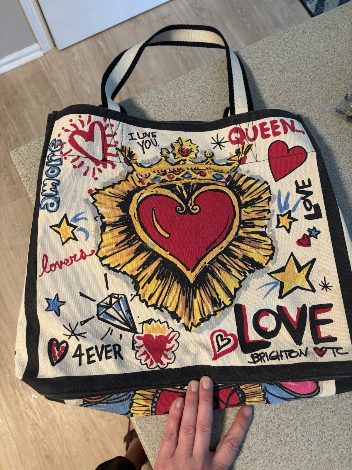 Brighton Large Tote Bag Queen Of Love