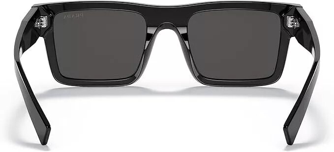 PRADA PR 19WSF 1AB5S0 Black Grey Lens Men’s Sunglasses New 52mm
