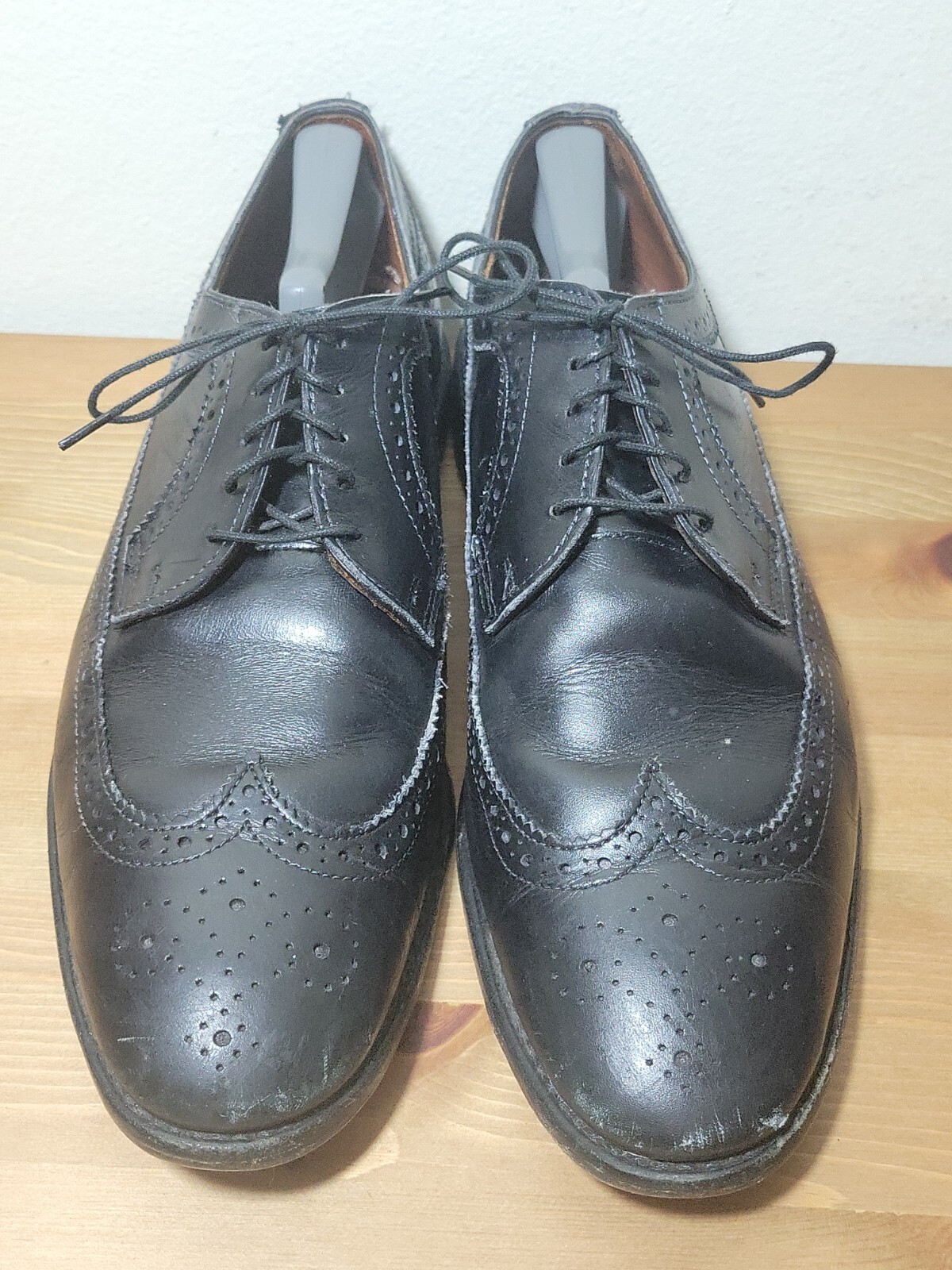 Allen Edmonds “MCGREGOR” Men’s Leather Wingtip Blucher Oxfords Sz 11 Black 4552