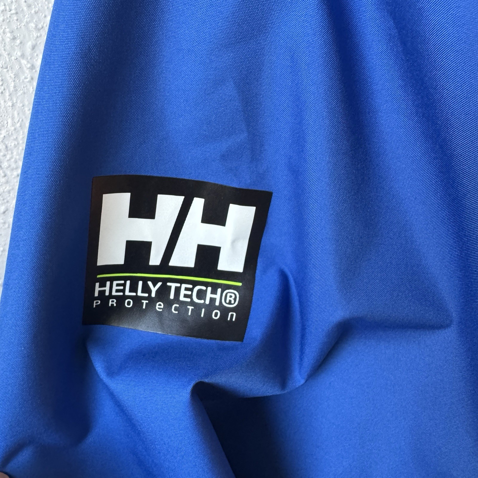Helly Hansen Jacket Mens Medium Blue Crew Midlayer Soft Shell Fleece Sailing