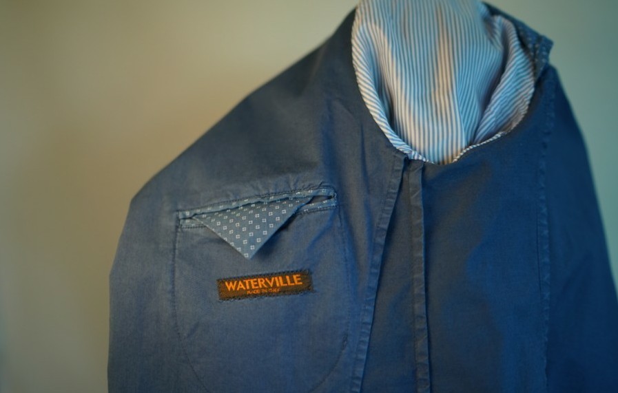 🔥🔥NWT Waterville Italy $500 Garment Dyed Blazer Sport Coat 40r Rare