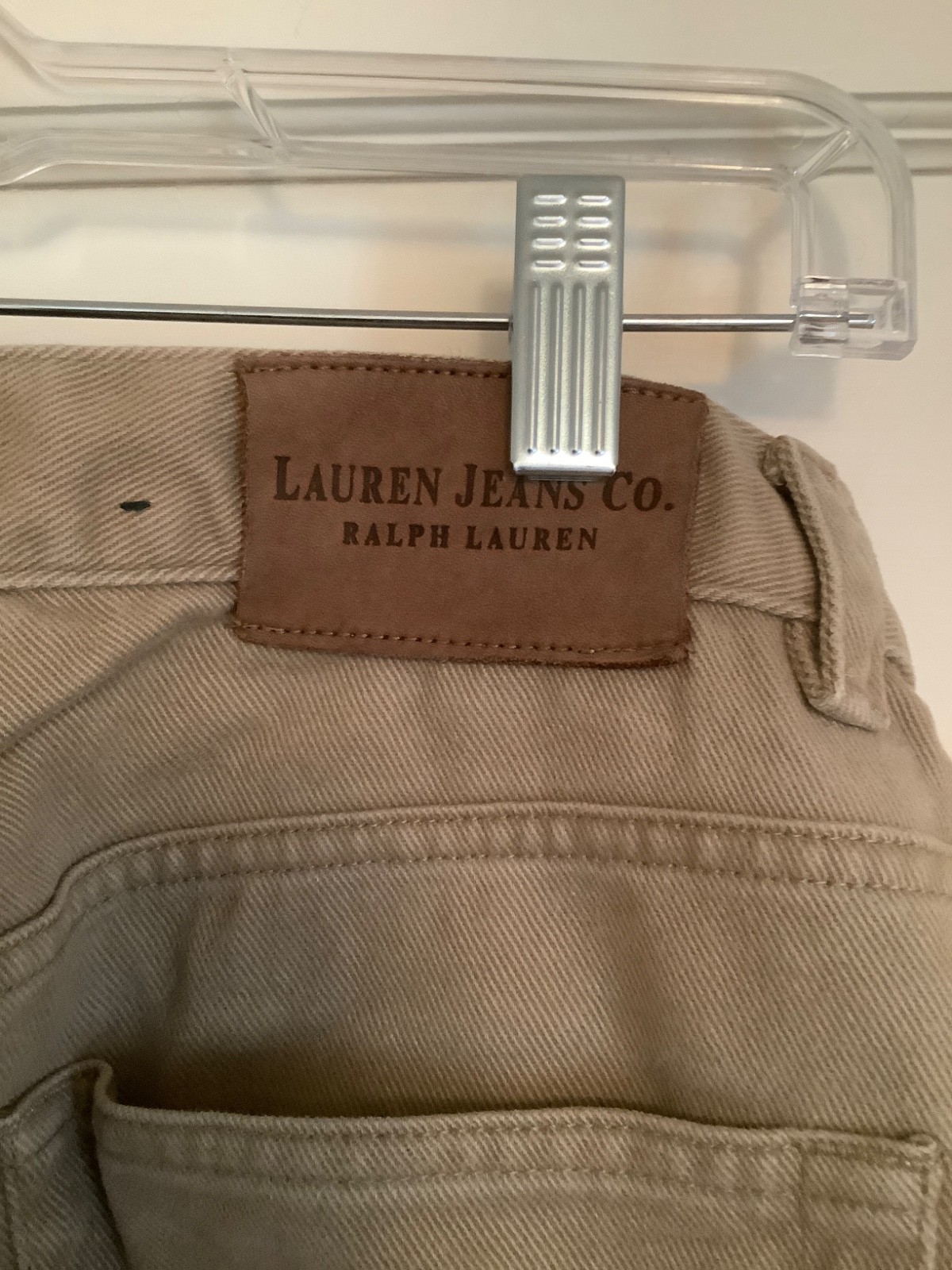 Ralph Lauren Ladies 8 dark khaki jeans pants