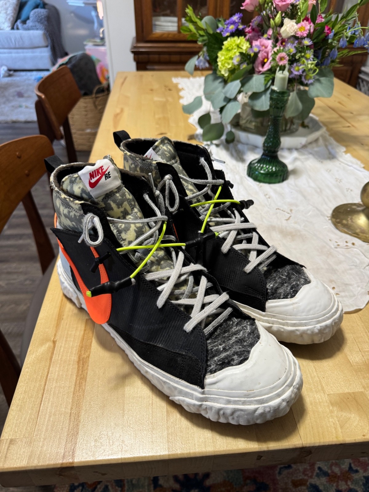 Size 14 – READYMADE x Nike Blazer Mid Black Camo