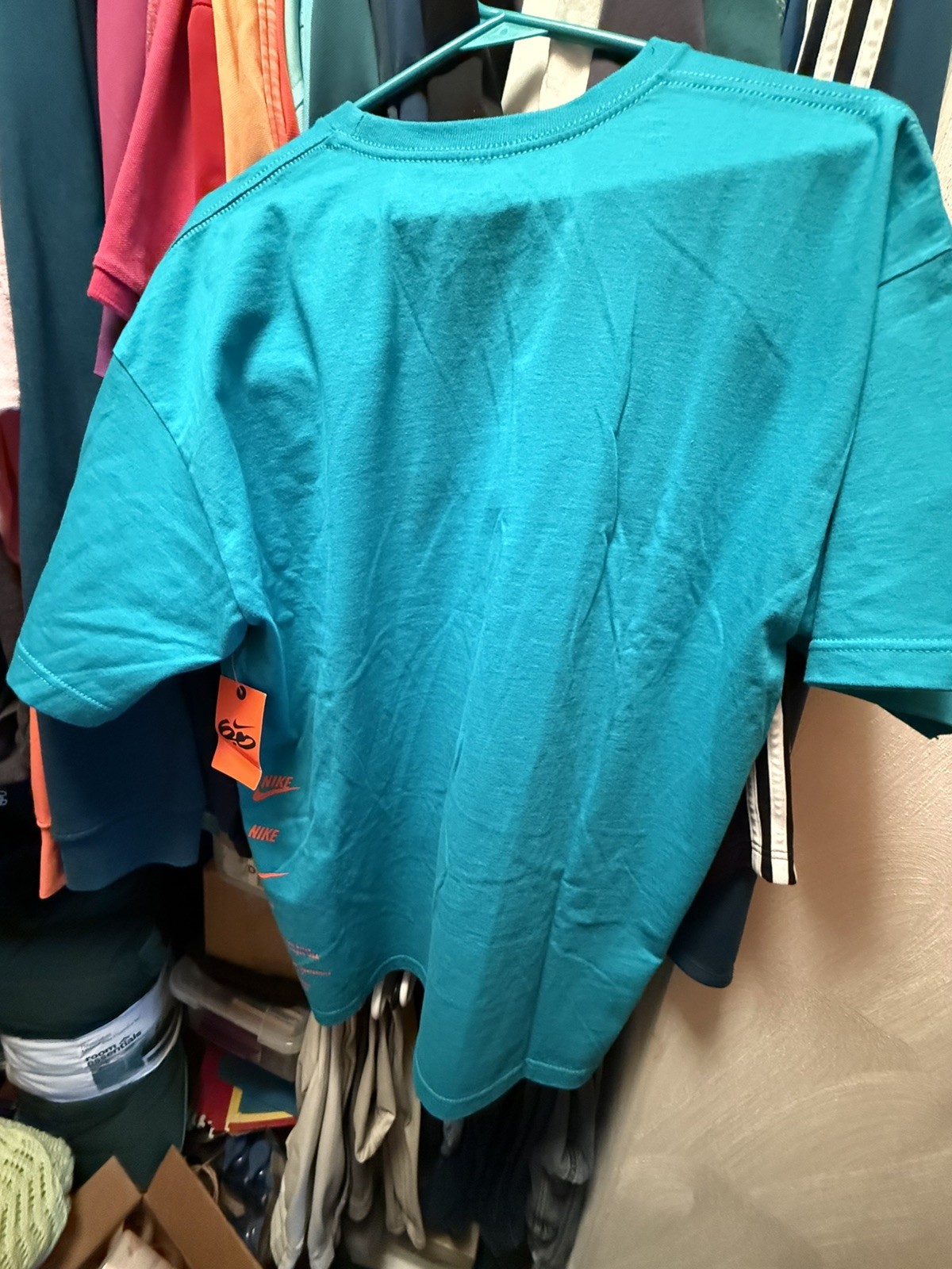 Nike 6.0 Teal Graphic Performance Shirt—Rare Discontinued Action Sports Line