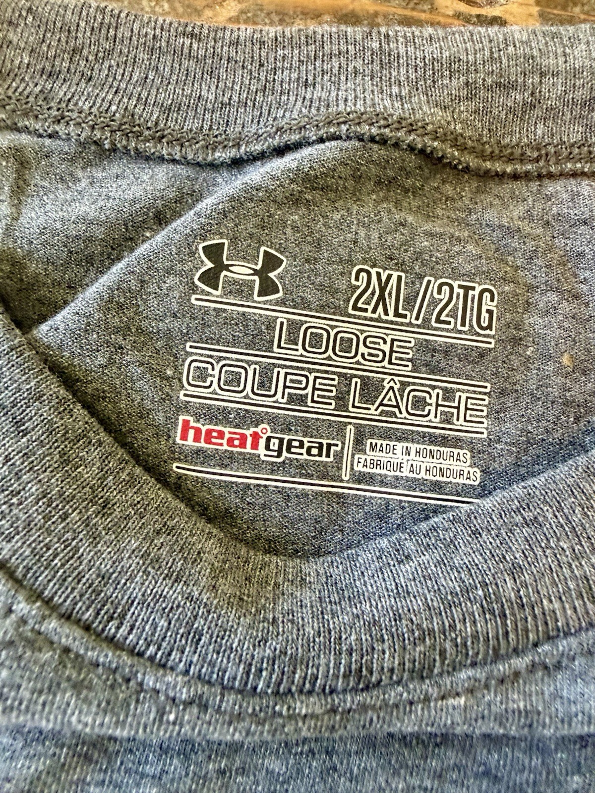 Under Armour HeatGear Men’s 2XL Big & Tall Gray Tank Lightweight Relaxed Fit