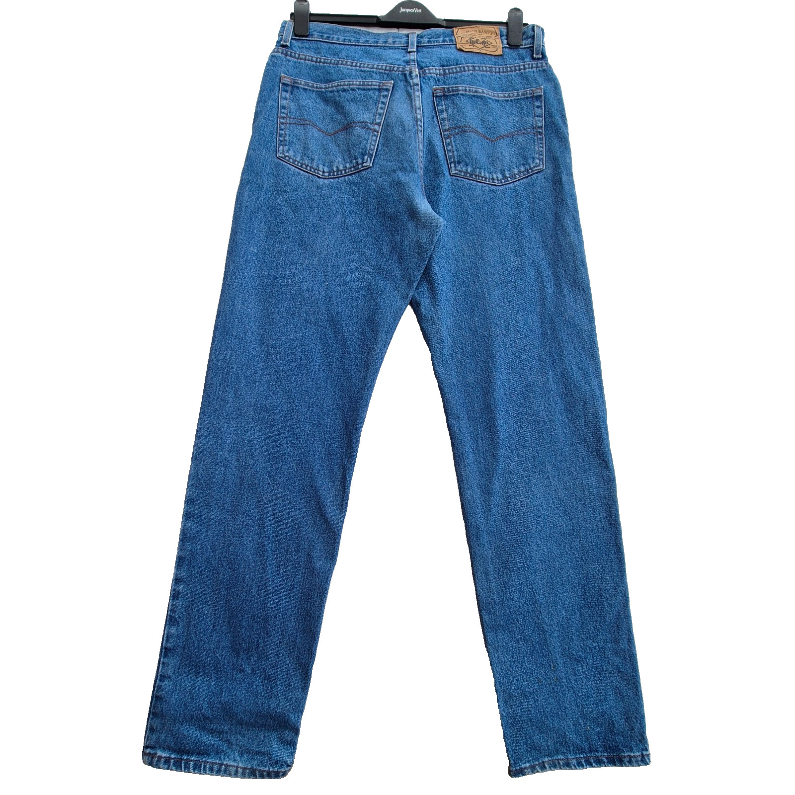Lee Cooper Mens Regular Fit Straight Jeans Blue Denim W36 L32 Cotton Vintage