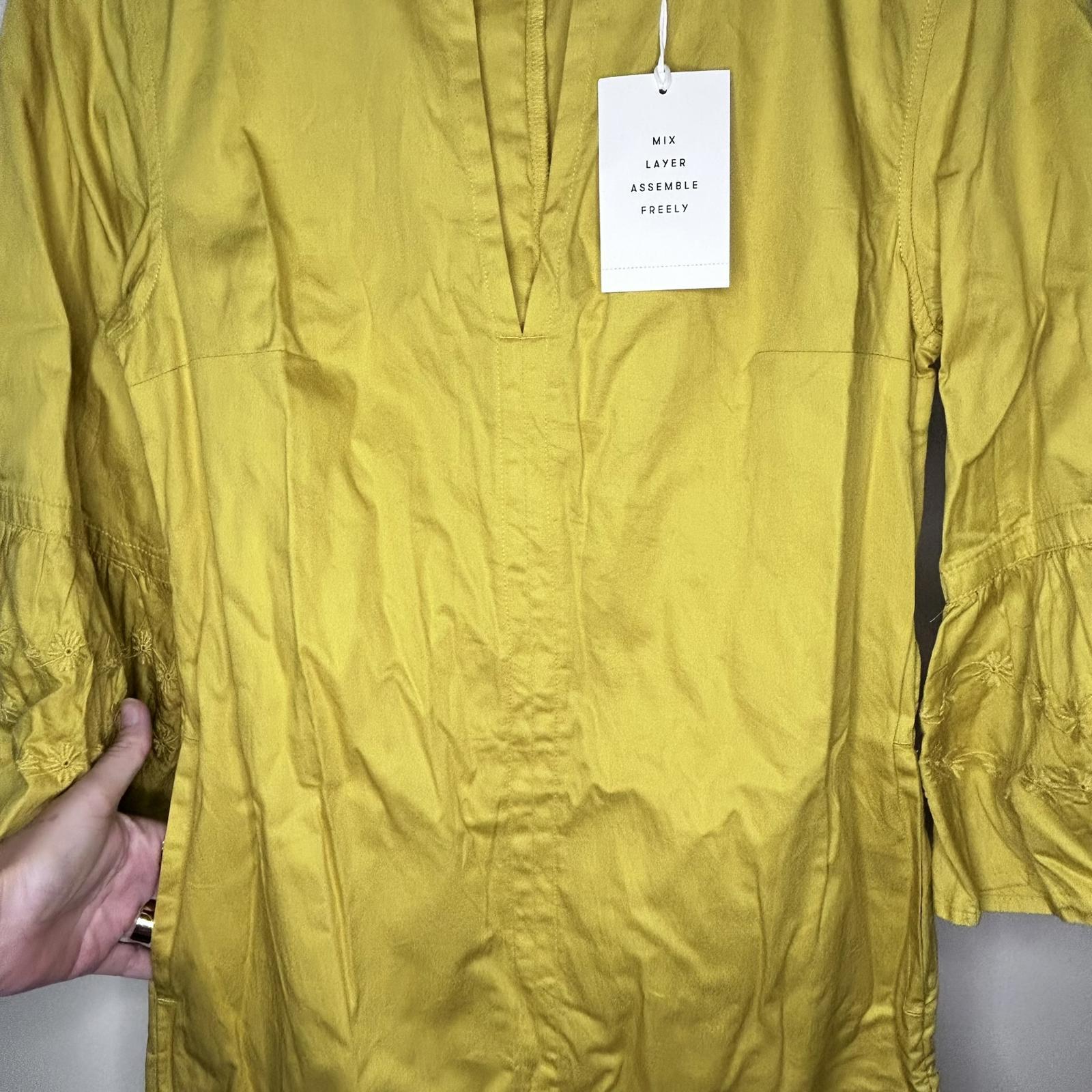 NWT Free Assembly Tunic Mustard yellow Women’s size S