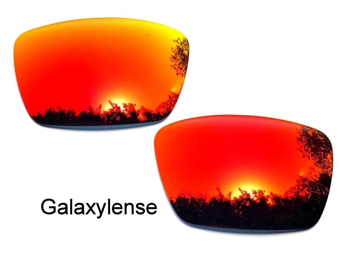 Galaxy Replacement Lenses For Oakley Fuel Cell Fire Red Color Polarized 100%UVAB