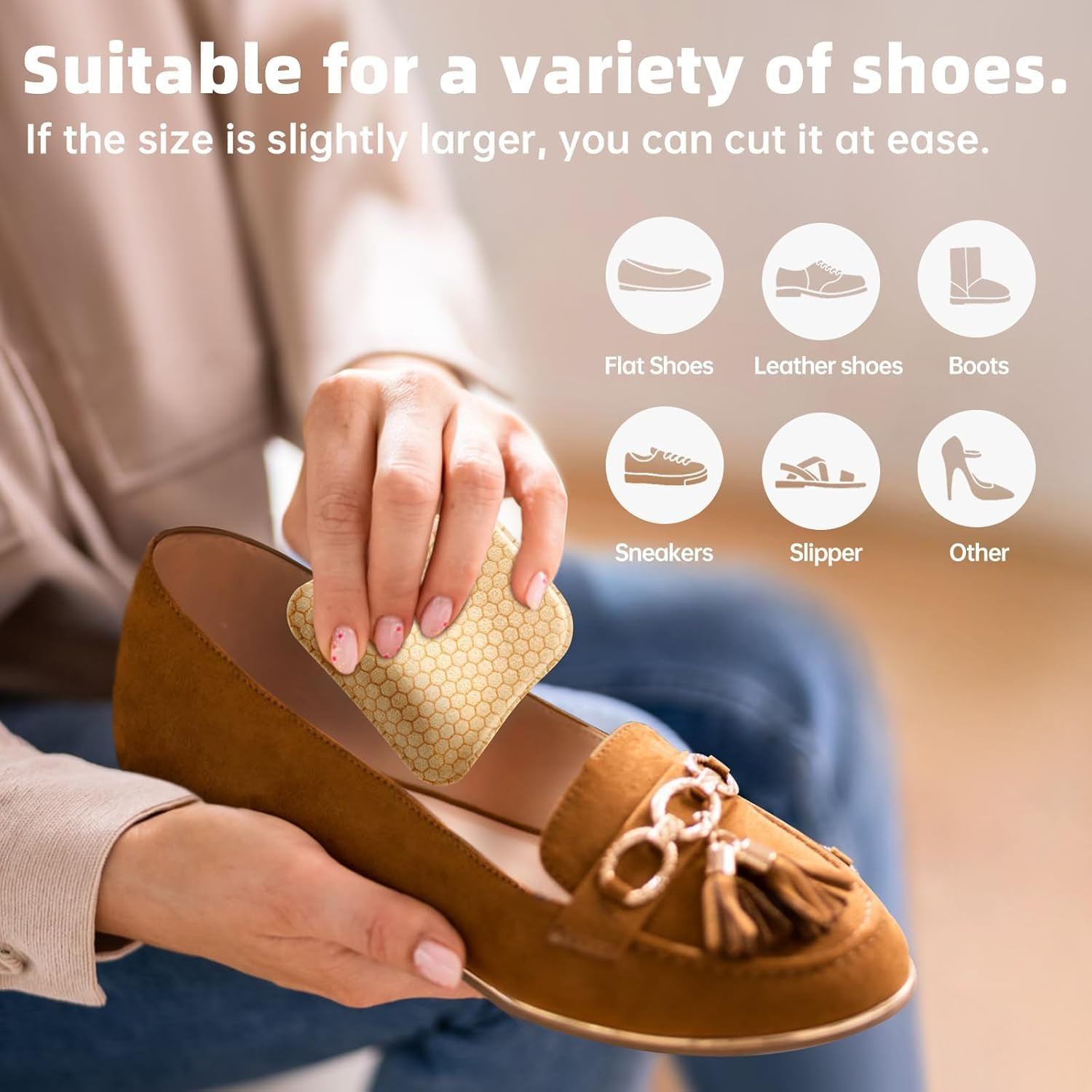 High Arch Support Inserts Women/Men, Flat Foot Arch Support Pads for Women, Reus