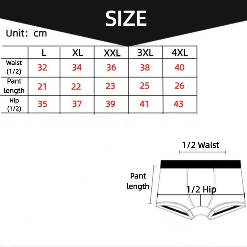 4pcs Boxhero Men’s Underwear Box Hero Boxer Briefs Shorts Built-in & 3D Pouch